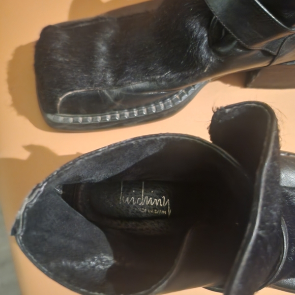 Size 11 Luxury Vintage 3/4 Ponyhair Square Toe boot...rare - Picture 4 of 4